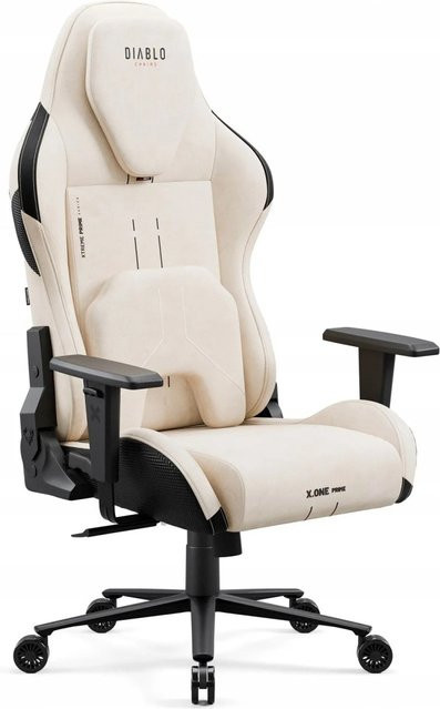 DIABLO CHAIRS X.ONE PRIME Ergonomischer Gaming-Sessel aus Stoff in Desert Storm Beige - Bild 1