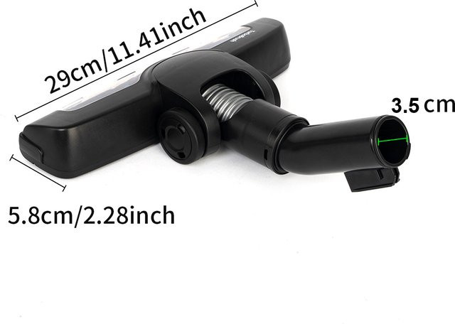 Hochwertige Staubsauger-Bürstenköpfe für Philips in Schwarz, passend für FC8398 FC9076 FC8082 FC5832 FC8132 FC5982 (32mm/35mm) - Bild 1