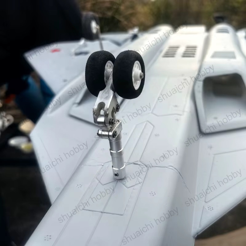 XFly RC Modell Flugzeug Vorne Fahrwerk Dämpfung Rad, mit Metall Verbindung Welle, 1-teiliges Set - Bild 2