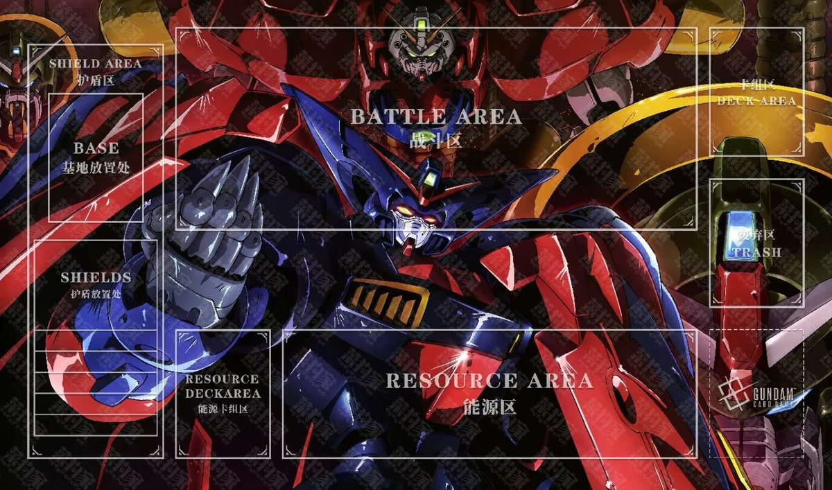Bandai Gundam Spielmatte, Zubehör, Gummi, Bunt / Mehrfarbig - Bild 3