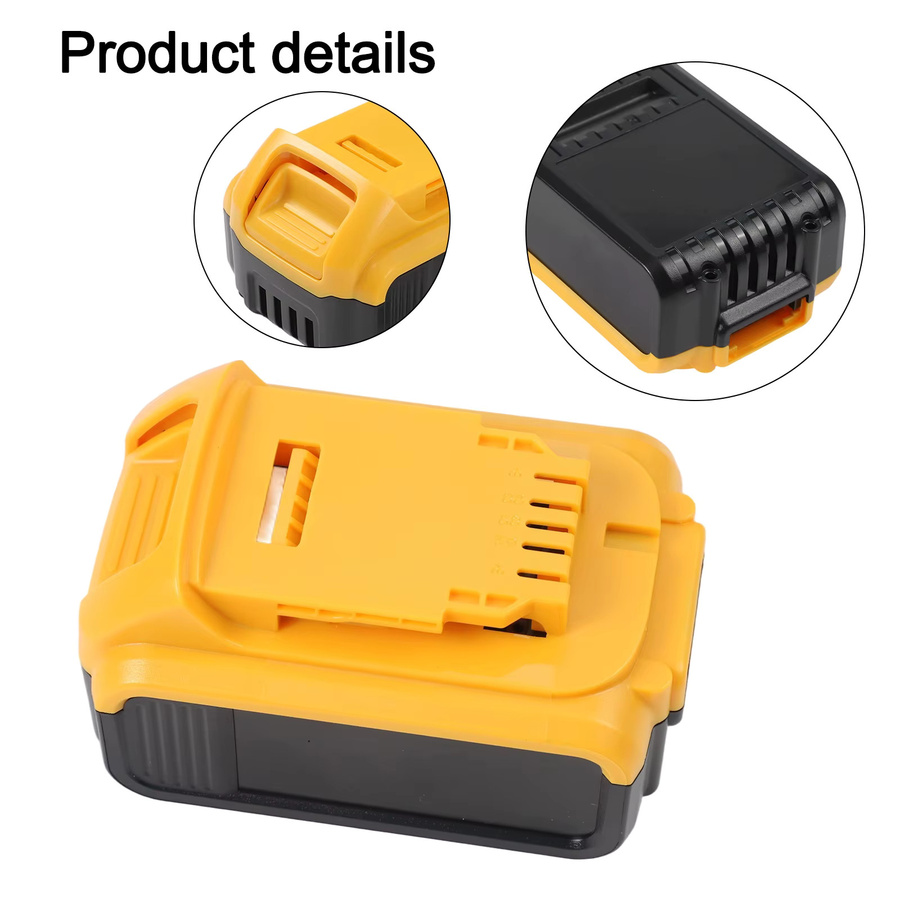 VIBRATITE Ersatzgehäuse aus Kunststoff für DCB200 Li-Ion Akkus 18V und 20V Akku-Hülle für Elektrowerkzeuge - Bild 3