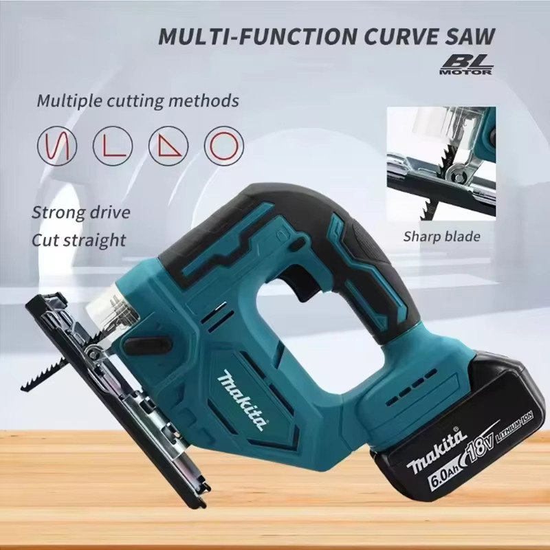 Makita DJV182Z Bürstenlose Akku-Stichsäge mit Akku-Fassgriff 340 W - Bild 5