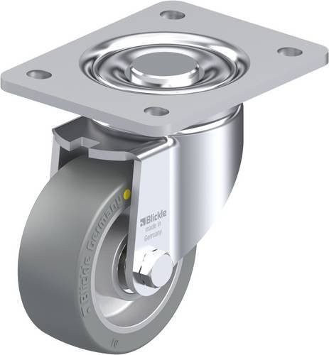 Blickle Lenkrolle LH-ALTH 101K-3-AS in Silber, Rad-Durchmesser: 100 mm, Tragfähigkeit (max.): 420 kg - Bild 1