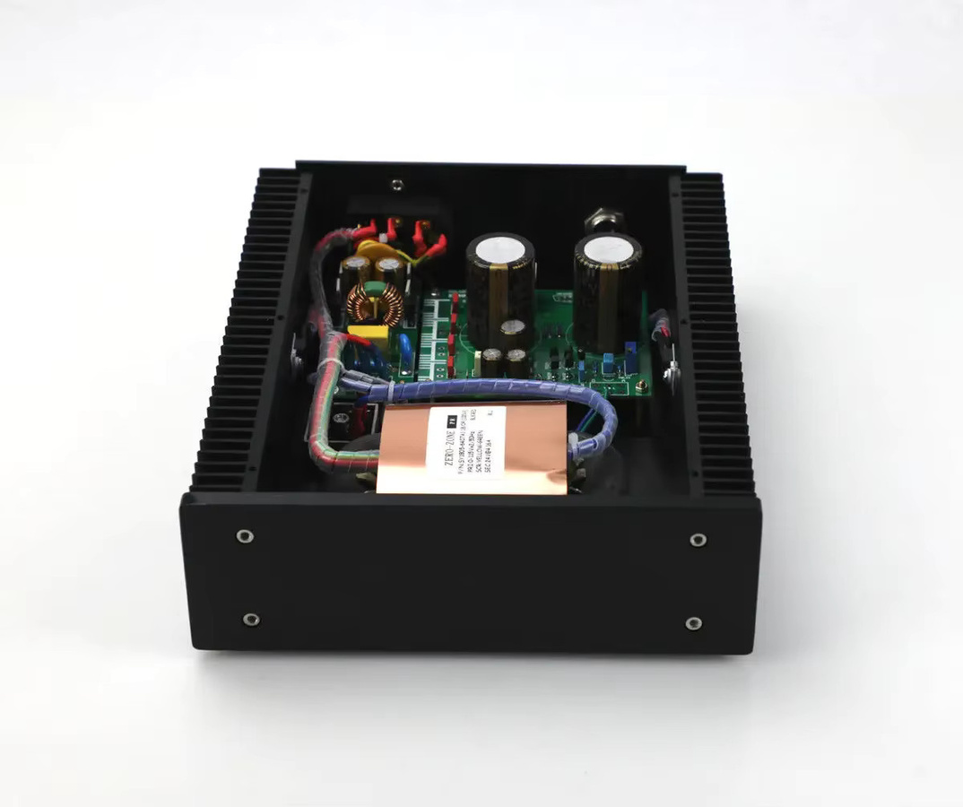 ZEROZONE DC Linear Netzteil L9-12 Low Noise R-core Transformator DC12V 6,5A Schwarz - Bild 2