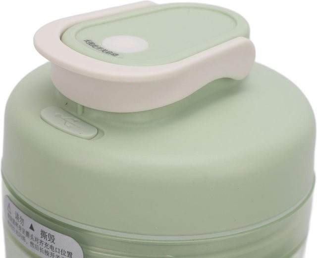 Tragbarer elektrischer Mixer von OutsideWorld mit 4 Klingen und 400 ml Fassungsvermögen in Grau - Bild 1