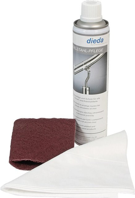 Dieda Pflege- und Reinigungsset für Edelstahl in Silber - Bild 1