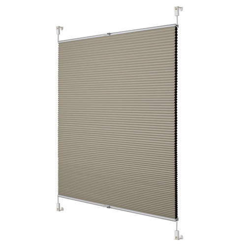 Lichtblick Thermo-Plissee Klemmfix Verdunkelung beige B: 60 cm, H: 210 cm - Bild 2