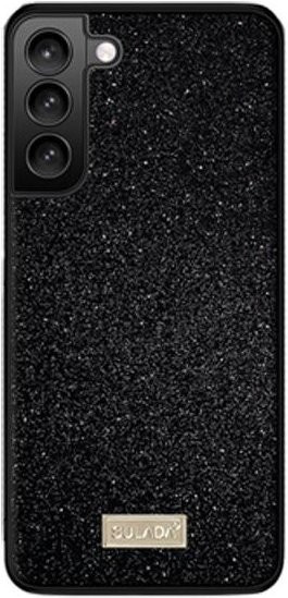 Luxus Lederhülle Flash-Puder für Samsung Galaxy S25 Ultra S24 S23 S22 Plus in Schwarz sturzsicher - Bild 1