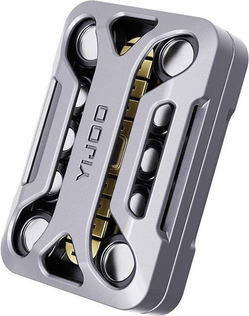 Topmix Fidget Slider Metall, Stimmgabel Struktur, gray - Bild 1