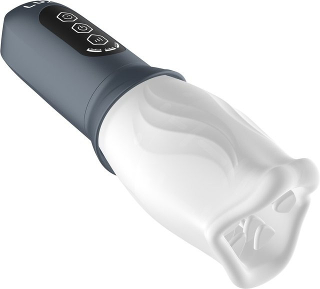 LUX active First Class Rotating Masturbator Cup in Blau und Weiß - Bild 1
