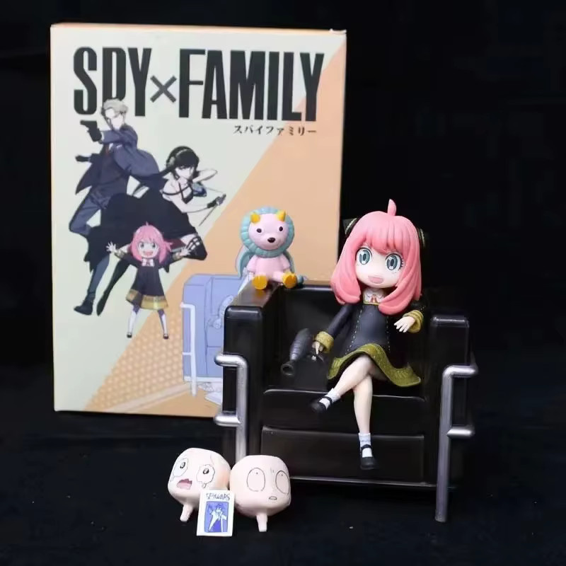 Bandai Spy×Family Anya Forger Sofa-Sitzfigur, Einzelfigur, 14 cm - Bild 2
