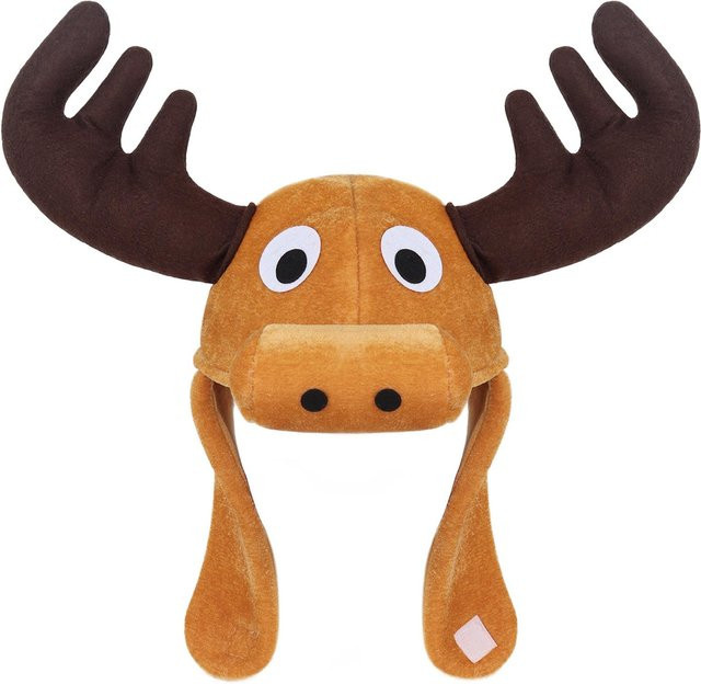 YIRAN Tier Hirsch Mütze, Plüsch, Kopfschmuck Zubehör, Braun - Bild 1