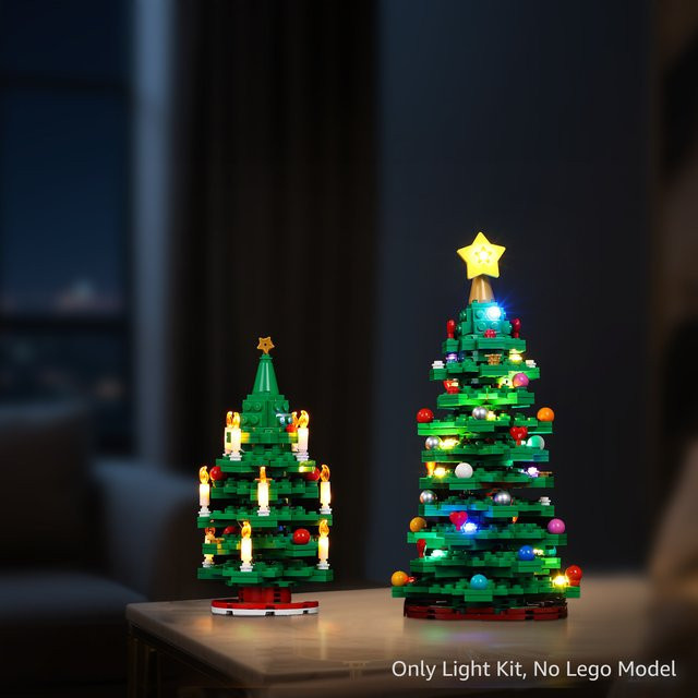 LED-Lichtset in Multicolour für LEGO Weihnachtsbaum 40573 aus Kunststoff - Bild 1
