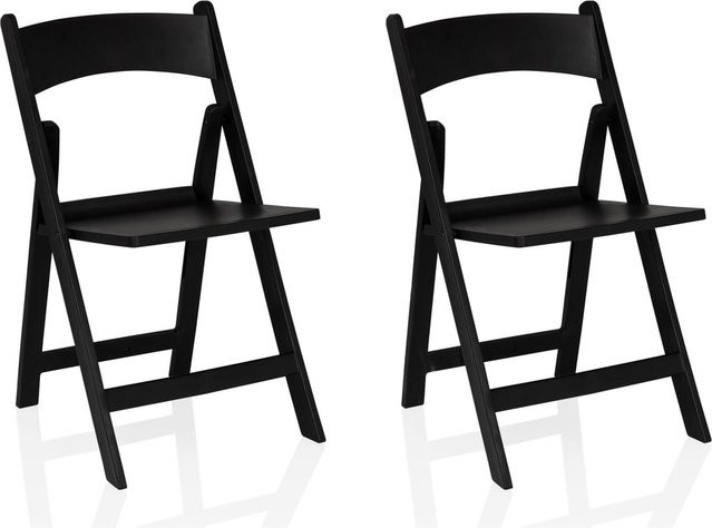 hjh LIVING Outdoor Stuhl TRAVANO aus Kunststoff in Schwarz - Bild 1