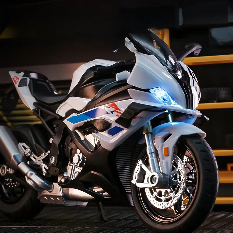 MINI AUTO RRS1000 Motorradmodell, Druckguss-Spielzeug, 1:12, mit Licht und Sound - Bild 3