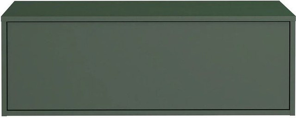 Vente-unique Waschbeckenunterschrank Teana in Grün, matt, Breite: 94 cm