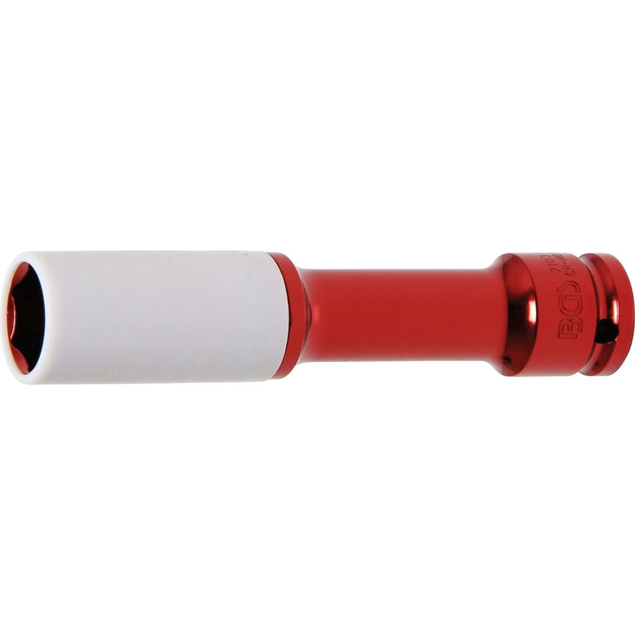 BGS Kraft-Schoneinsatz 7103, Antrieb Innenvierkant 12,5 mm (1/2 Zoll), SW 21 mm, Rot - Bild 2