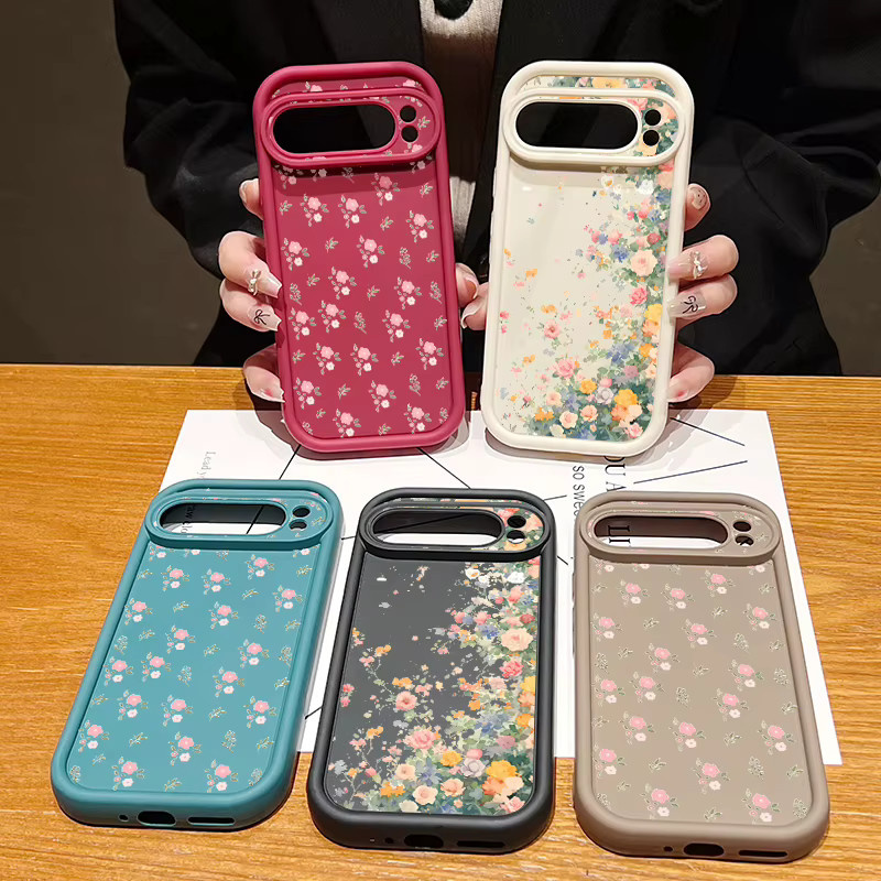 Romantische Blumen Handyhülle aus TPU für Google Pixel 10 und 9 Pro XL in Candy Color - Bild 2