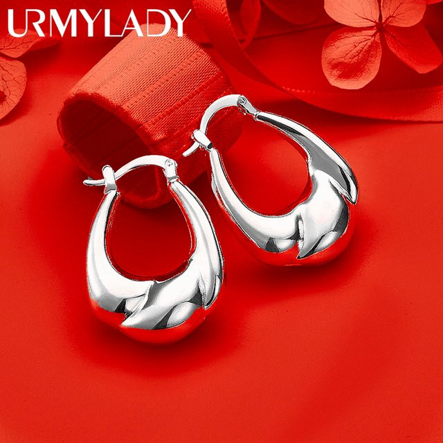 URMYLADY Ohrclips, 925 Sterlingsilber, Damen - Bild 1