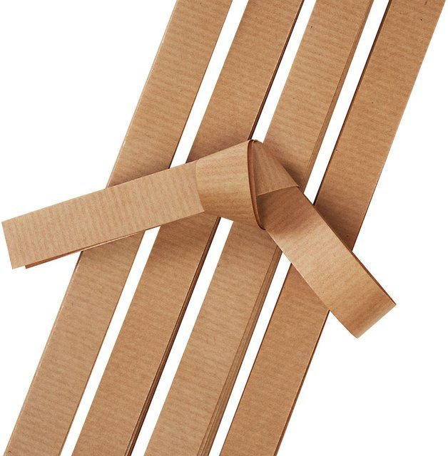 MarpaJansen Kraftpapier Streifen in Beige mit 80 Stück - Bild 1