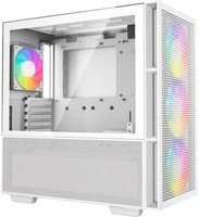 DeepCool CH560 Midi-Tower PC-Gehäuse Weiß mit 4 vorinstallierten LED-Lüftern und USB-C Anschluss - Bild 1