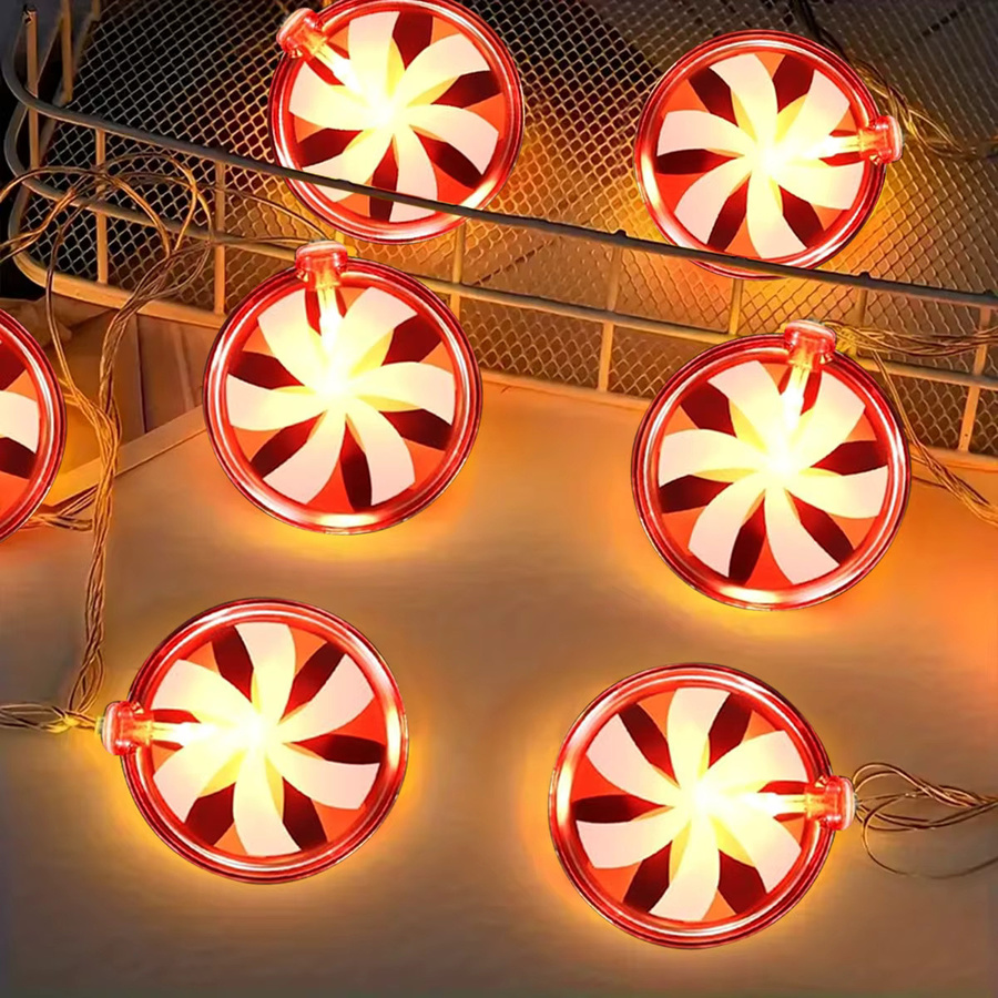Peach Forest LED Lichterkette in Rot für Weihnachtsdekoration und Atmosphäre, batteriebetrieben - Bild 2