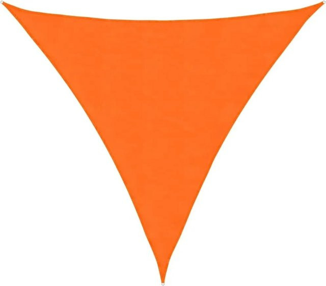 Furnicato Sonnensegel aus Oxford-Gewebe in Orange, Dreieckig, B/T/H: 4,5 x 4,5 x 5 m - Bild 1