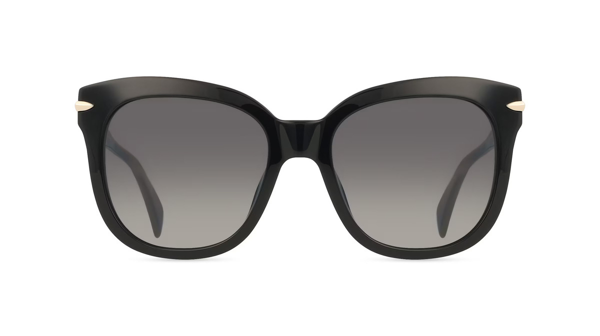 Rag & Bone RNB1088/G/S Sonnenbrille, Vollrand, Quadratisch, Acetat, Damen, schwarz - Bild 1