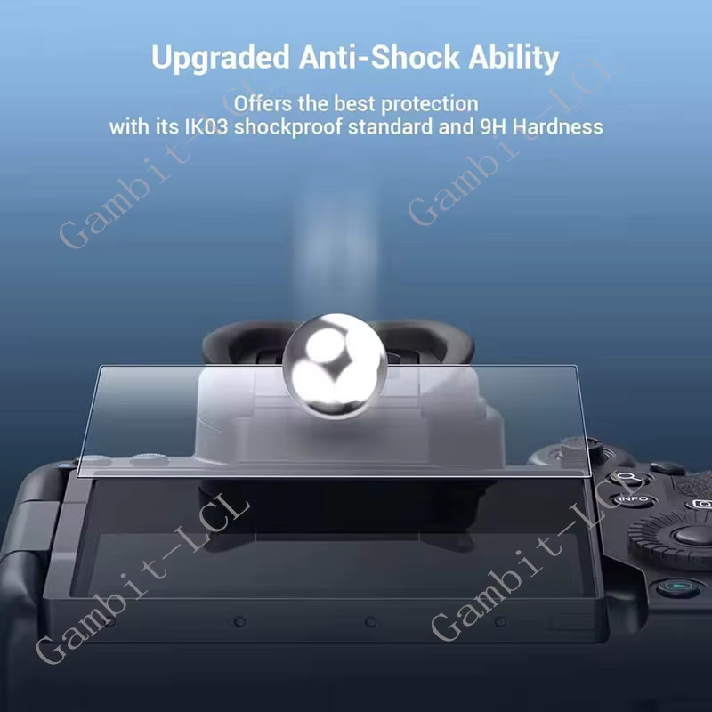 Nikon LCD-Bildschirmschutzfolie aus gehärtetem Glas in Transparent für D4S D5 D500 D600 D610 D7100 D7200 D750 D780 D800 D800E D810 D850 Kameras - Bild 4