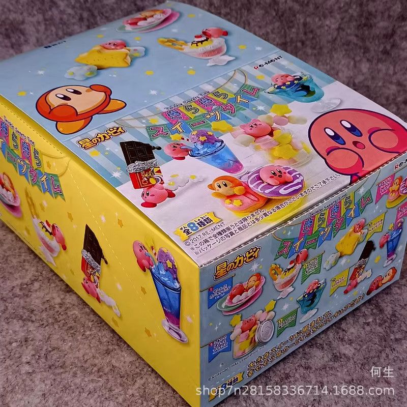 RE-MENT Kirby Tee Dessert Eis Serie Blind Box Anime Figur Miniatur Modell zum Sammeln - Bild 2