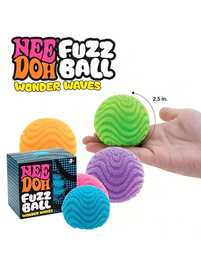 Schylling NeeDoh Fuzz Ball, Stressball, Weich - Bild 5