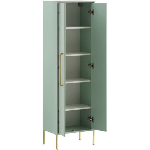 Schildmeyer Highboard Sarah in Grün mit Soft-Close-Türen für das Badezimmer, Breite: 46,2 cm, Höhe: 154,7 cm, Tiefe: 30,1 cm - Bild 3