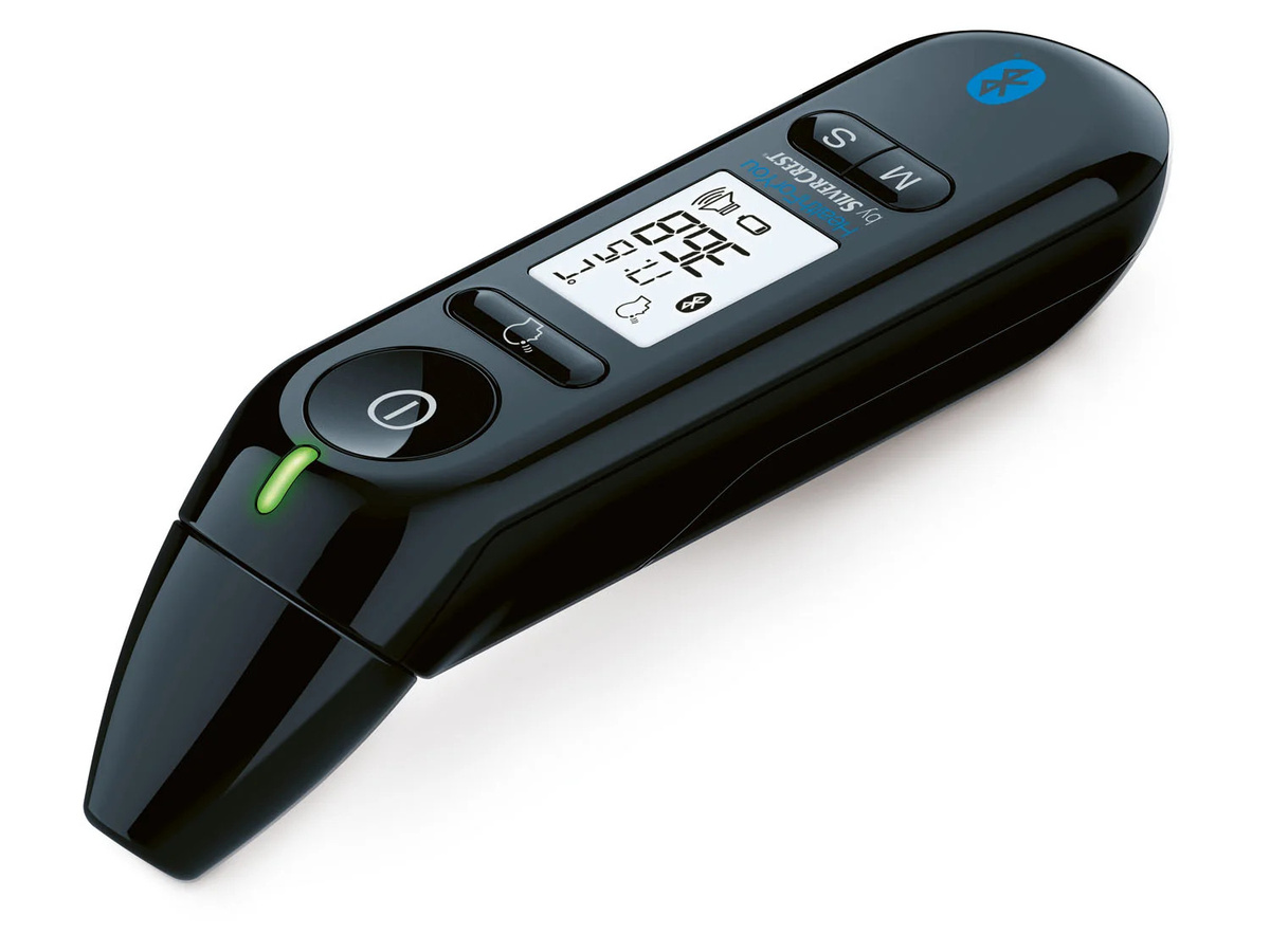 SILVERCREST Personal Care Multifunktionsthermometer SFT 81 in Schwarz mit App-Anbindung - Bild 3