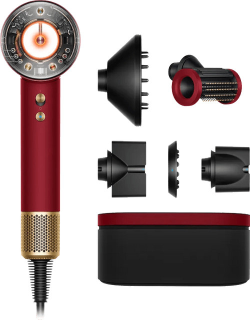 Dyson Supersonic Nural Curly + Coily, Red Velvet, für lockiges Haar - Bild 1