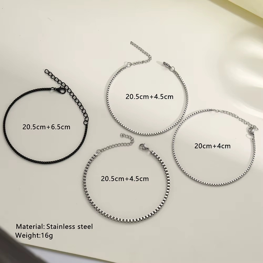 FOMALHAUT Armband, Edelstahl, Multi-schicht, Herren, 4-teiliger Satz - Bild 1
