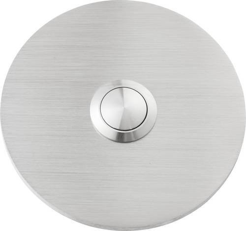 Heidemann 70545 Klingeltaster 1fach aus Edelstahl in Silber für 48V AC/2A - Bild 1