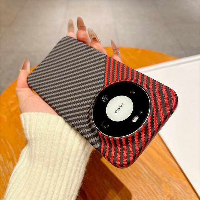 DecoPhone MagSafe Luxus Hülle aus Kevlar Aramid Carbon Fiber für Huawei Mate 80 Pro Max und Pura 70 80 90 in Multicolour - Bild 1