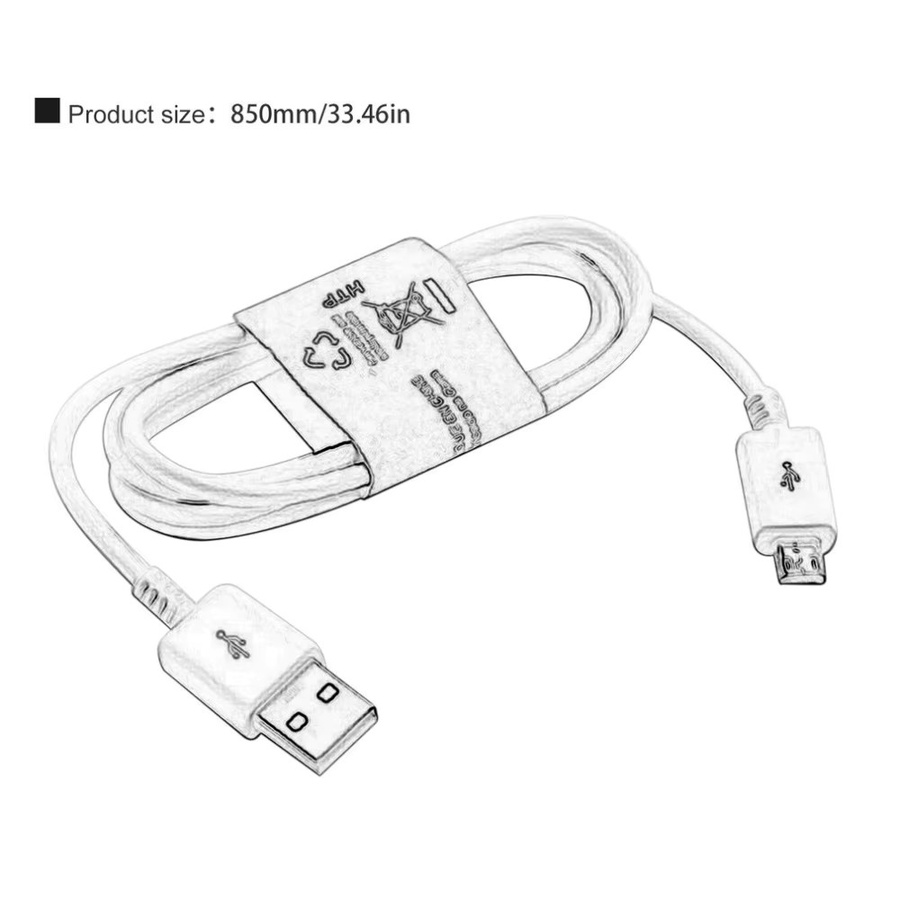 20er Set Micro USB Ladekabel für Samsung und Android Smartphones in Schwarz und Weiß - Bild 3