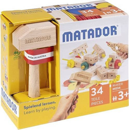 Matador Maker Baukasten Konstruktions-Set mit 34 Teilen in Bunt / Mehrfarbig - Bild 1