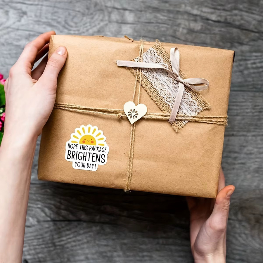 500 Stück Dankeschön-Aufkleber in Mehrfarben für Geschenkboxen, Umschläge und Dekorationen - Bild 3