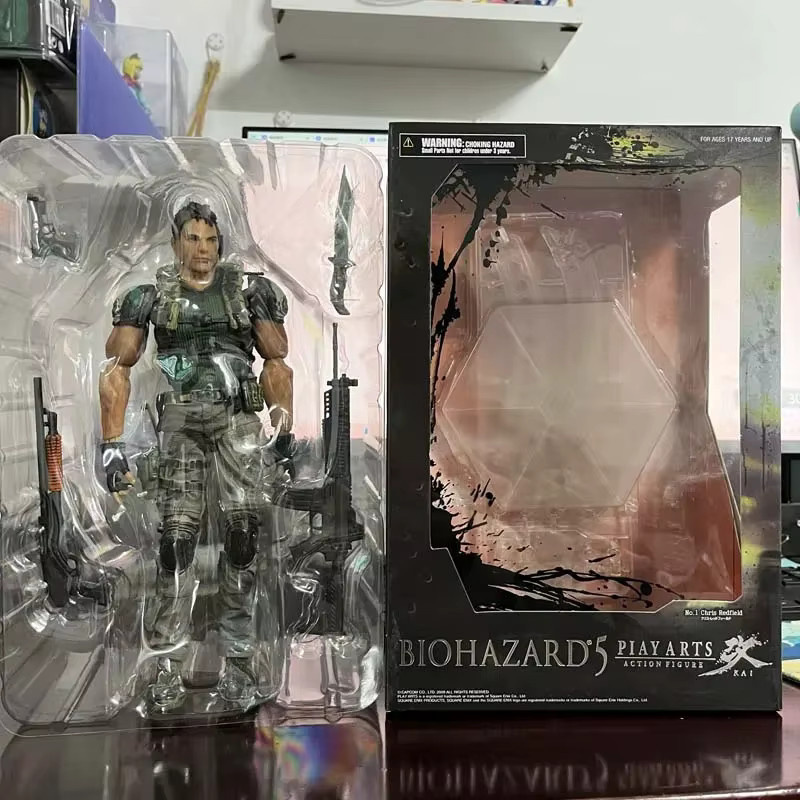 Play Arts Kai Biohazard 5 Chris Redfield Actionfigur, ab 14 Jahren - Bild 6