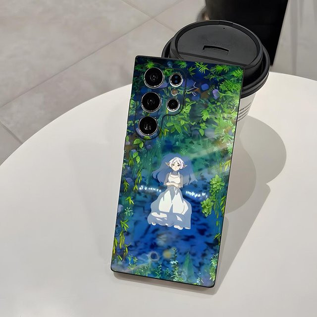 Stoßfeste Handyhülle im Japan Anime Frieren Design für Samsung Galaxy A13 5G, A25, A33, A35, A36, A52, A54, A56 in Multicolor - Bild 1