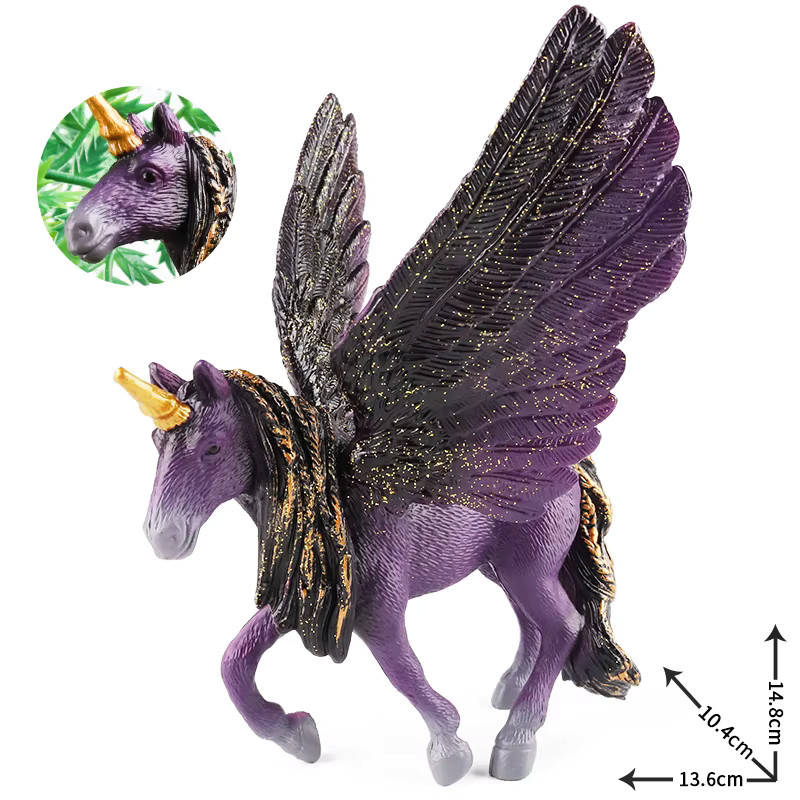 Oenux Märchen Fliegenpferd, Actionfiguren, Tiermodell, Fantasy, Tiere - Bild 2