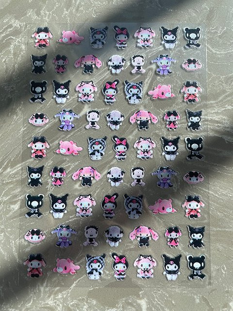 Hellokitty PVC Mini-Poster Aufkleber in Multicolour zur Dekoration von Laptop, Flasche und Handyhülle - Bild 1