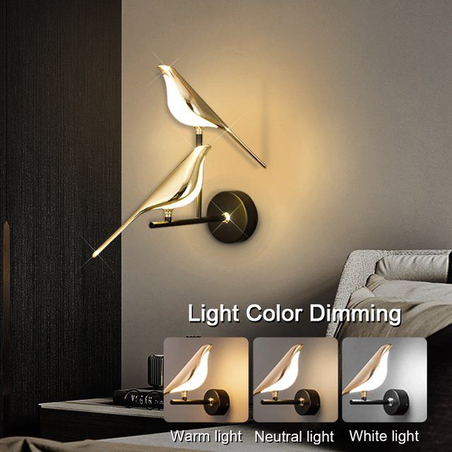 Nordic LED Wandlampe lyfs mit integrierter LED und Touch-Schalter für Innenräume, Wohnzimmer oder Schlafzimmer, Einzel- oder Doppelkopf-Ausführung - Bild 1