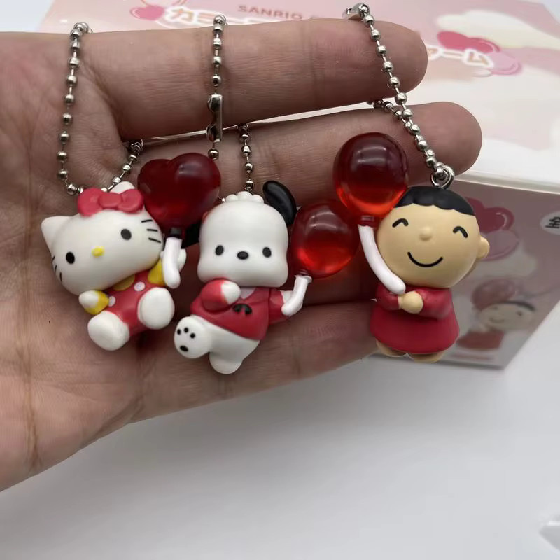 Sanrio Kt Cat Meiledi Anhänger, Rot, Bunt / Mehrfarbig, Tiere, Kunststoff - Bild 4