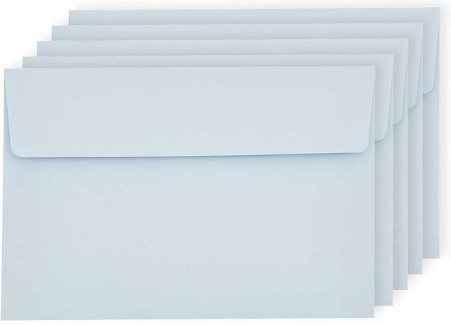 Rico Design Paper Poetry Luxury Umschläge C7 Hellblau - Bild 1