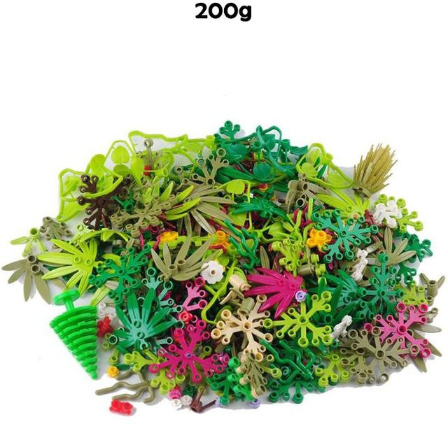 Wunschiot MOC Pflanzen Zubehör Bausteine Dschungel Bunt / Mehrfarbig - Bild 1