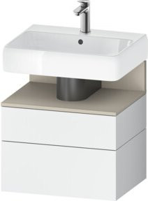 Duravit Waschtischunterschrank Qatego in Weiß, B/T/H: 59 x 47 x 59 cm - Bild 1