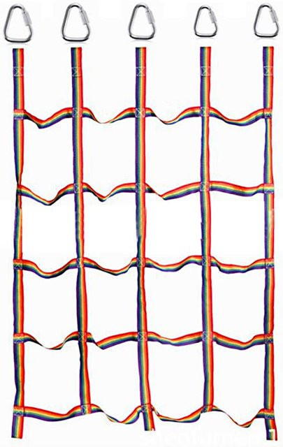 KaiSai Kletternetz Nylon Bunt - Bild 1